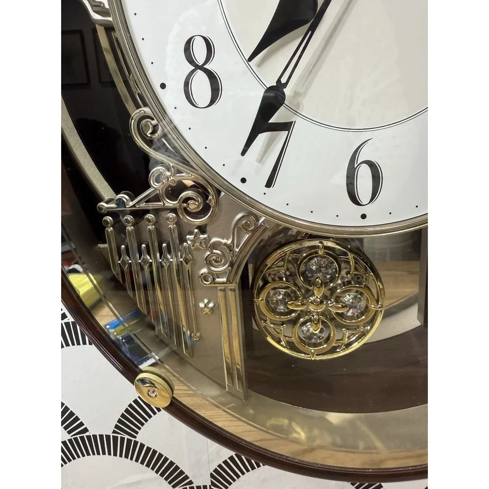 Small World Rhythm Nostalgia‎ Sound Motion Musical Clock T3891-1 Crystals